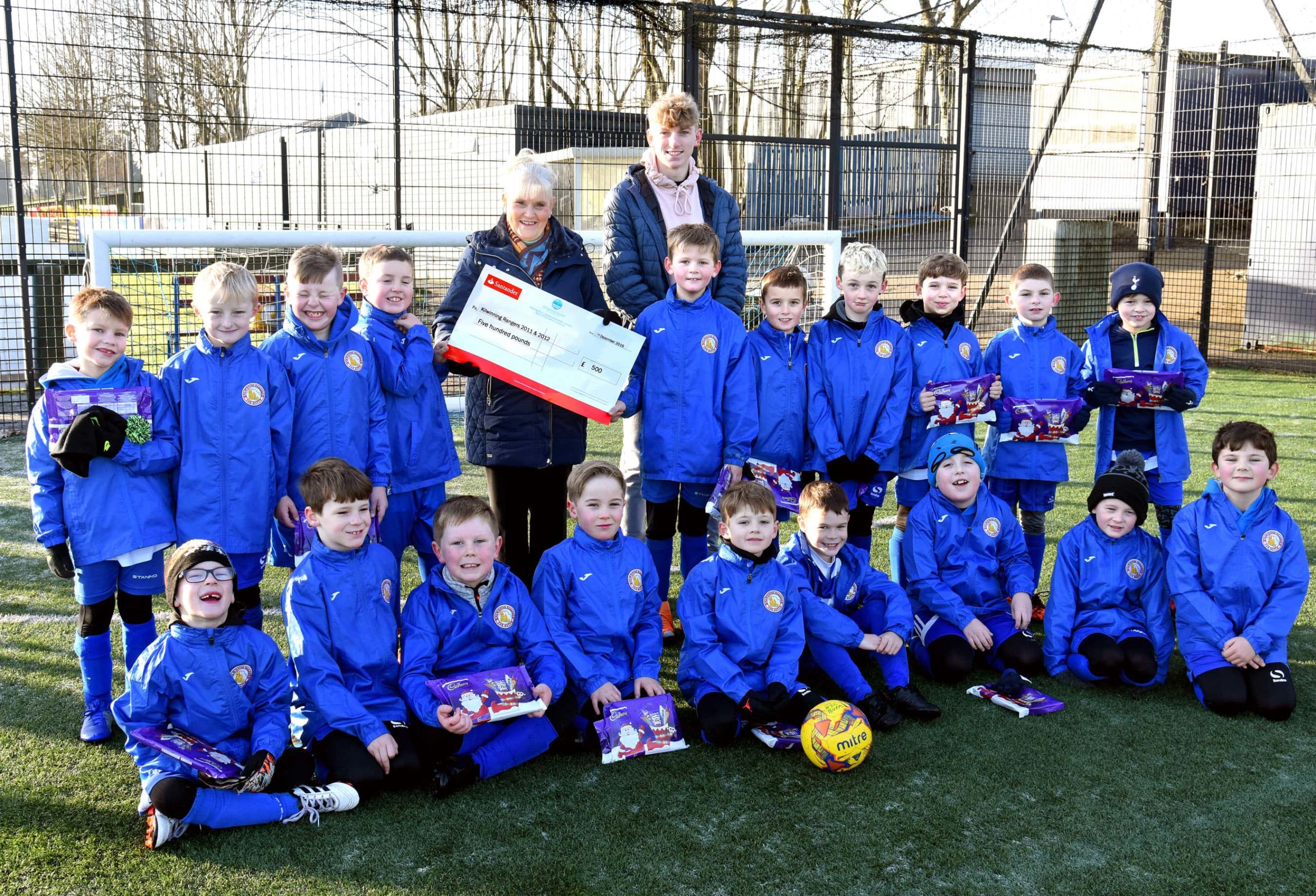 Kilwinning Rangers 2011 and 2012 MOCBP Award Cunninghame Housing